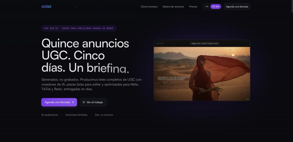 ADGO: captura del sitio